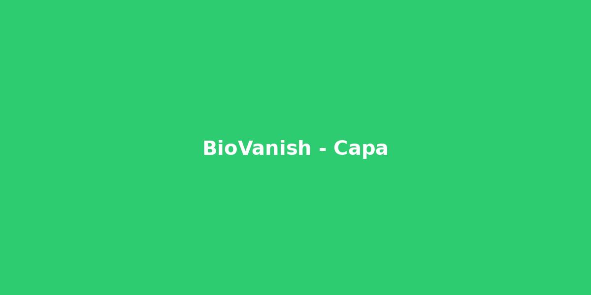 Capa BioVanish